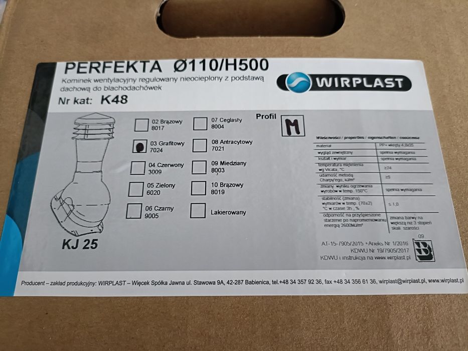 Kominek wentylacyjny