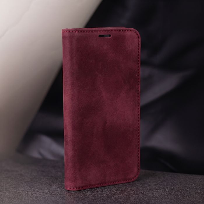 Etui Smart Suede do Google Pixel 11 / 11 Pro bordowe