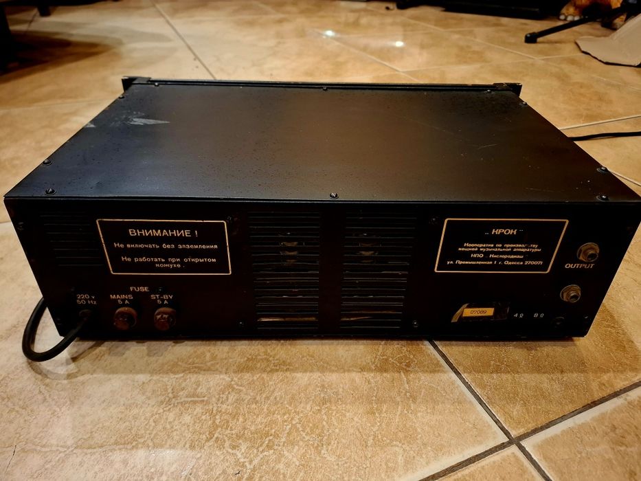 Усилитель мощности ламповый