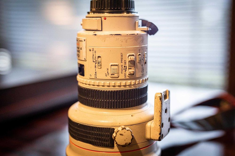 Canon EF 200mm f/1.8L USM – legendarne szkło, unikat, kolekcjonerski