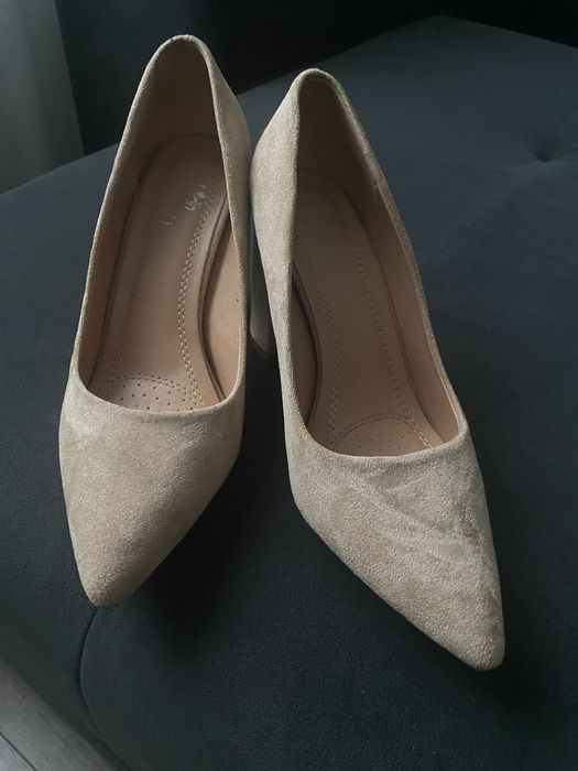 Замшеві туфлі лодочки