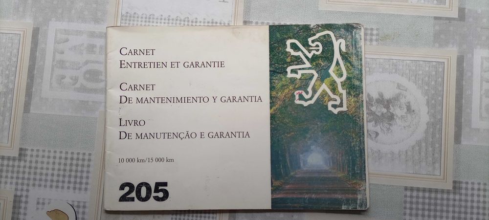 Manual do Proprietário Peugeot 205
