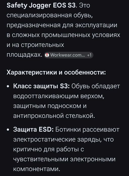 Рабочие ботинки Safety