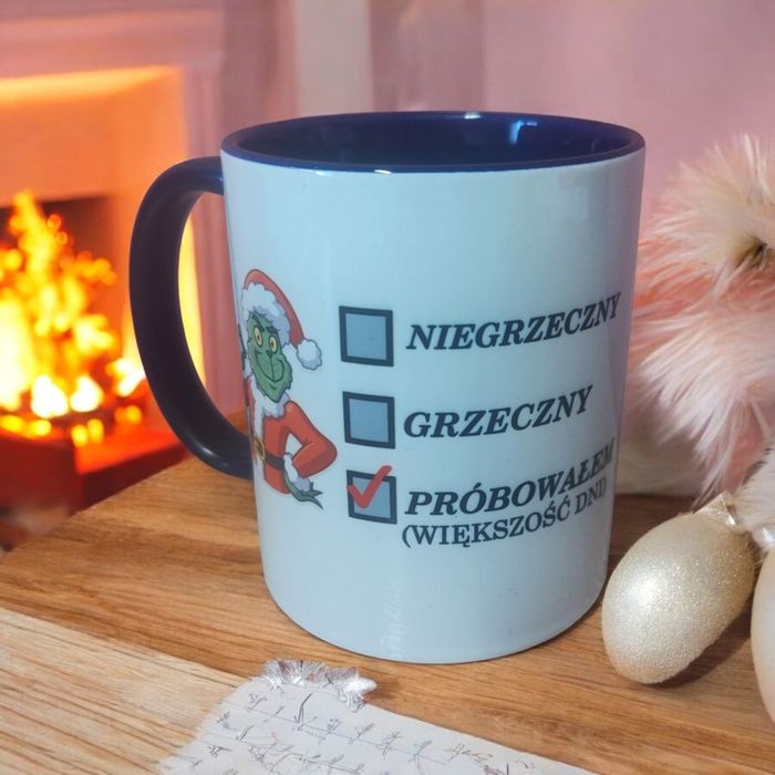 Kubeczki Grinch świąteczne