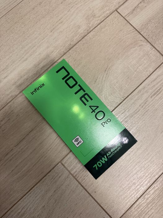 Infinix Note 40 Pro zielony 256GB – jak nowy!