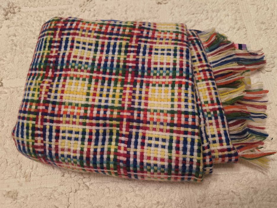 [NOVO] Cachecol/manta colorida