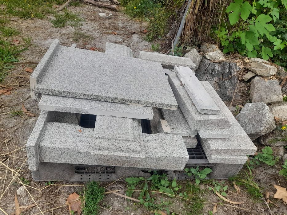 Lareira completa em granito. Nova. Nunca usada