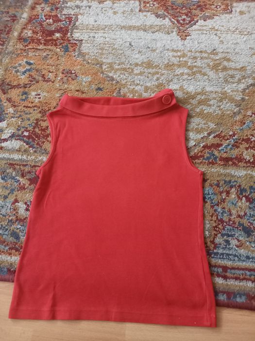 Czerwona bluzka bez rękawa Dorothy Perkins rozmiar 40