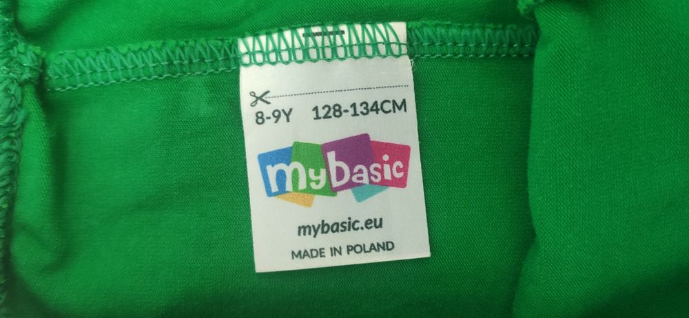 Legginsy bawełna MyBasic i H&M 134 zestaw