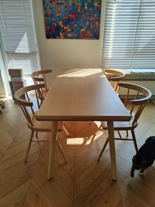 Komplet 4+1 Virgil Abloh x IKEA MARKERAD | Meble kolekcjonerskie