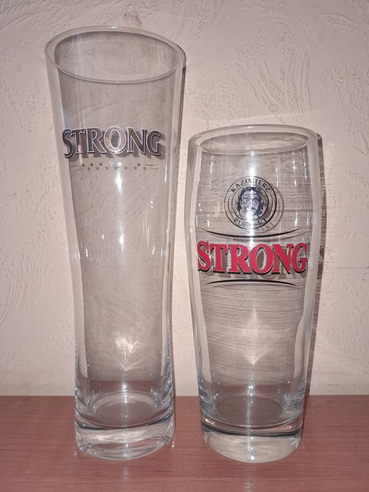 Zestaw szklanek i kufli do piwa! Tyskie, Warka Strong, Argus, Brackie