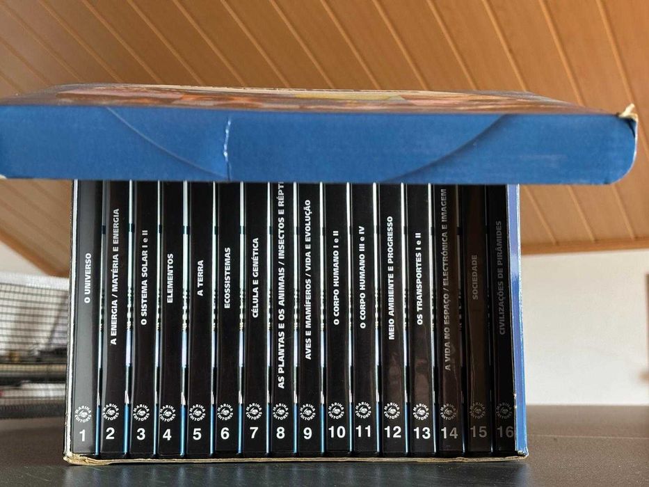 Enciclopédia Visual Temática: 16 DVDs Educativos