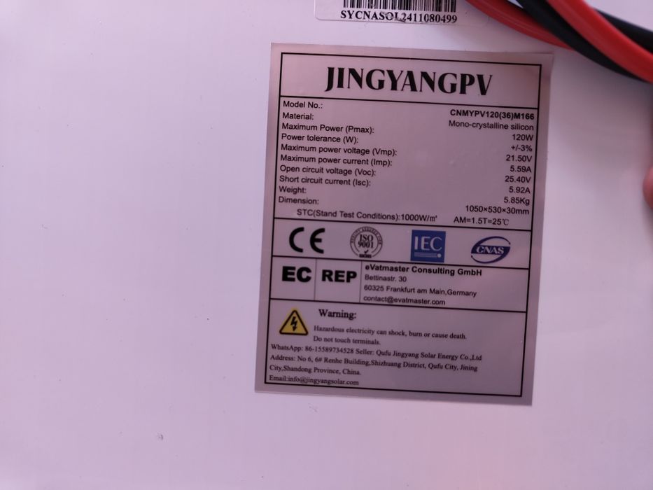 [NOVO] Par de Painéis Solares 240W Monocristalinos - Na Caixa