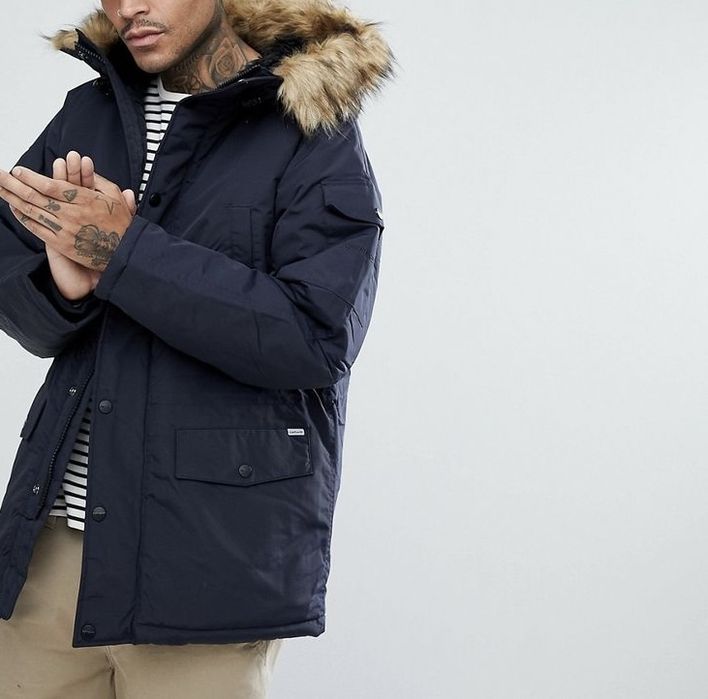 Carhartt WIP Anchorage чорна гарна парка