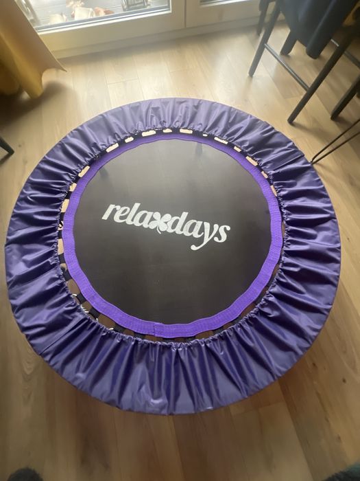 Mini trampolina Relaxdays do ćwiczeń – jak nowa
