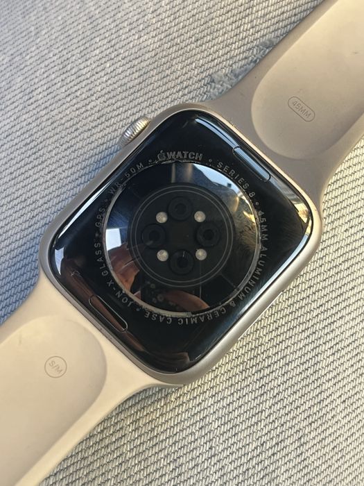Apple Watch Series 8 45mm — Excelente estado + Caixa original