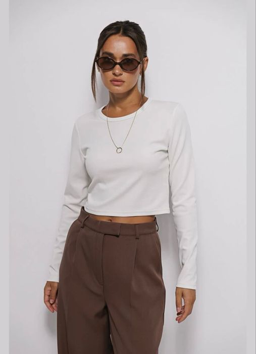 Лонгслів в рубчик