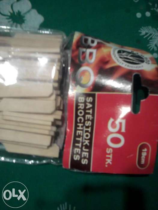 Patyczki drewniane do grylowania dług.19cm opk 50szt