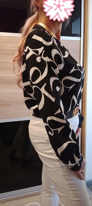 Bluzka długi rękaw, rozmiar 44