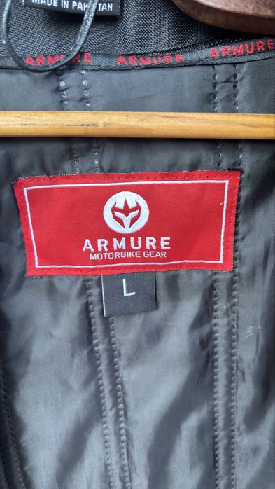 Casaco Pele ARMURE Moto Proteções L