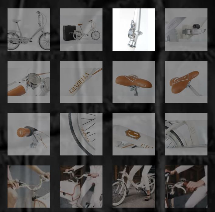 Складной велосипед Graziella Brigitte 3S white