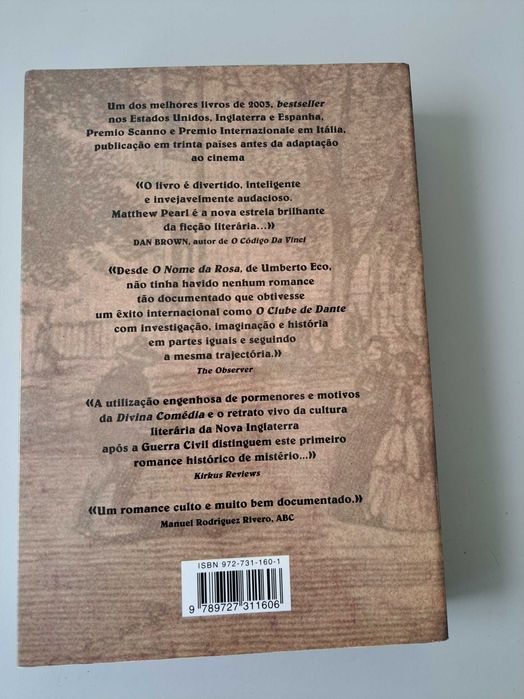 O clube de Dante de Matthew Pearl