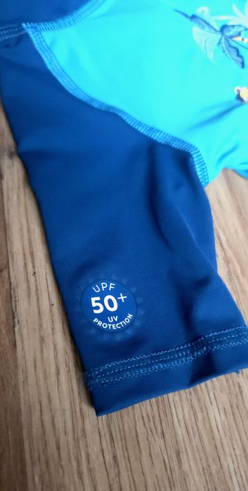 Stój kąpielowy krótki kombinezon jednoczęściowy UPF 50+ Nabaiji 86/92