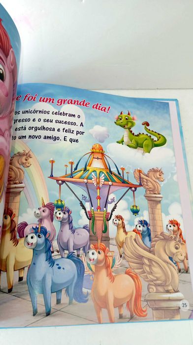 O Unicórnio Unique e o Dragão