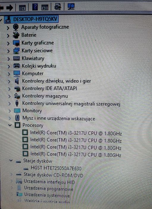 Laptop HP Pavilion 15 Note Intel Core 3 8GB RAM Dysk HDD 500 GB