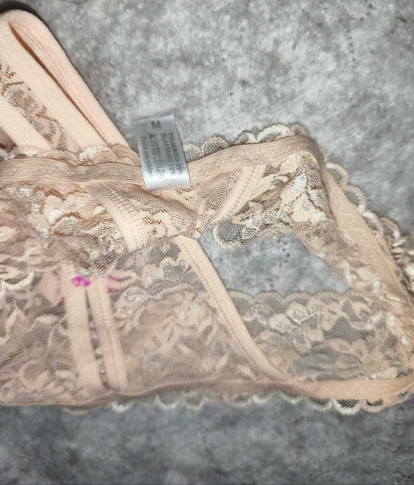 Beżowe majtki z koronką Z&D Lingerie M
