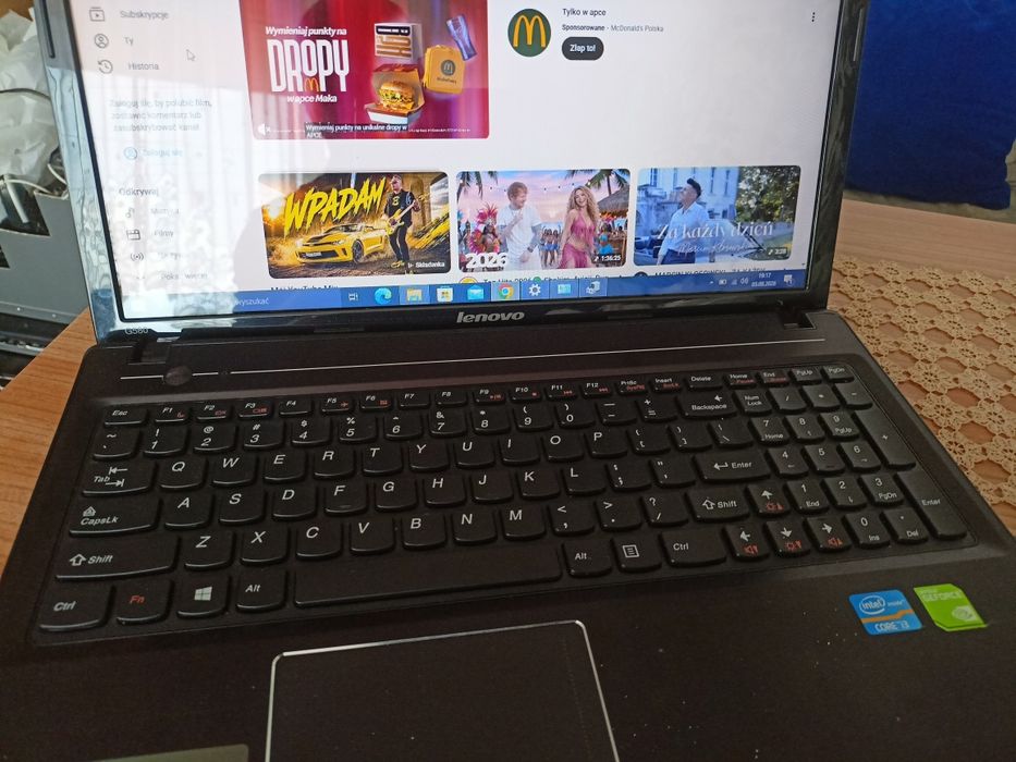 Laptop Lenovo g580 - petarda szybki