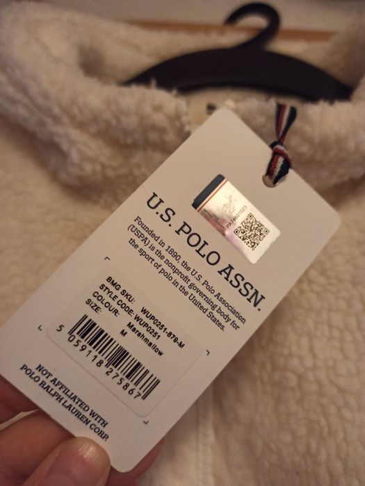 U.S. POLO Assn oryginalna bluza kurtka rozmiar M,