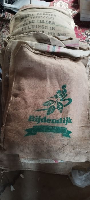 Worki jutowe po.kawie 10 zł za sztuke