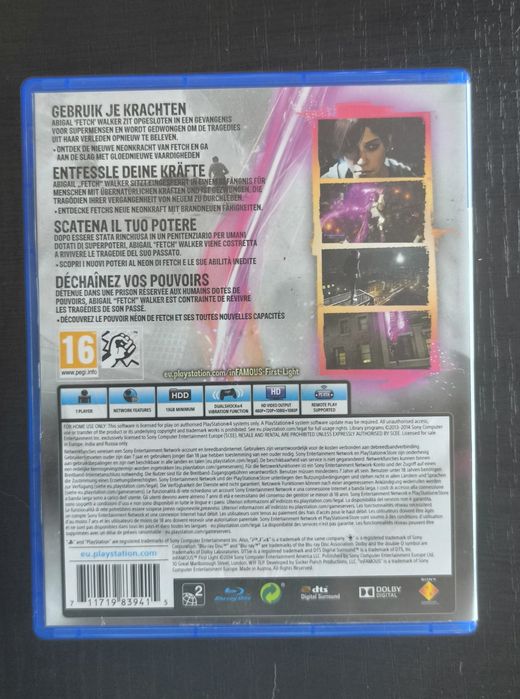 Infamous first light PlayStation 4