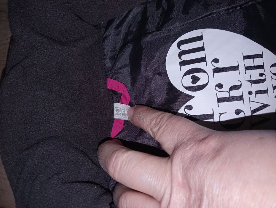 Kamizelka ocieplacz roz 146/152