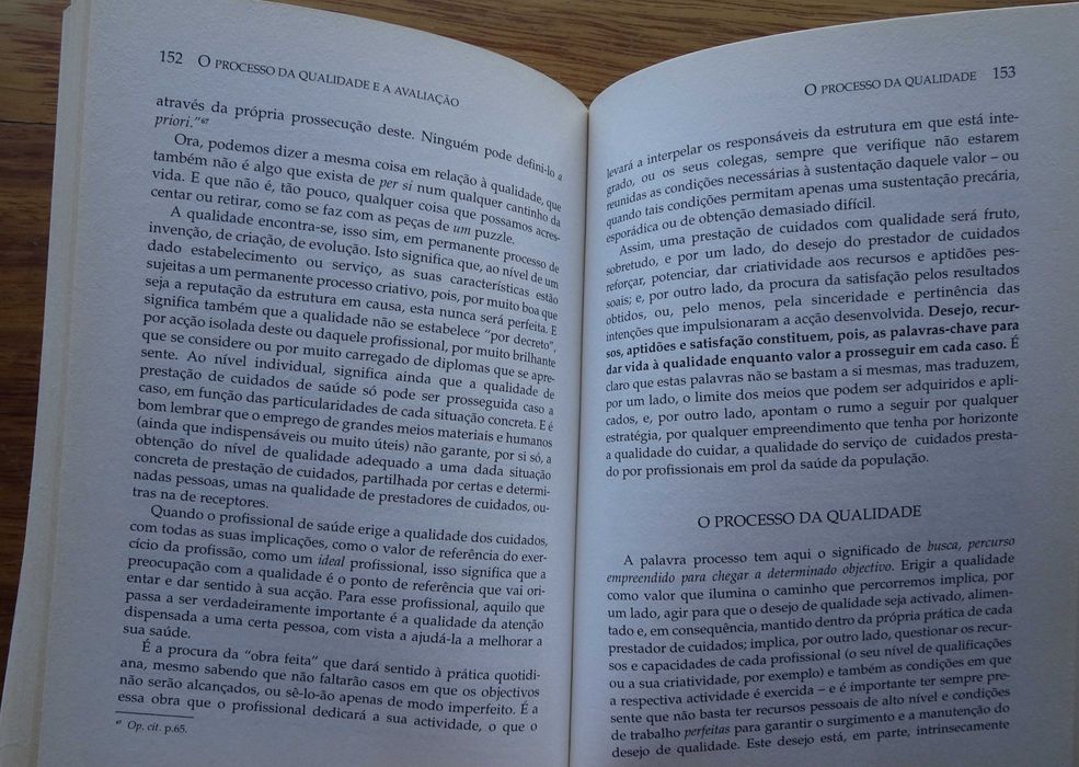 Qualidade em Enfermagem (Pensamento e Ação na Perspetiva de Cuidar)
