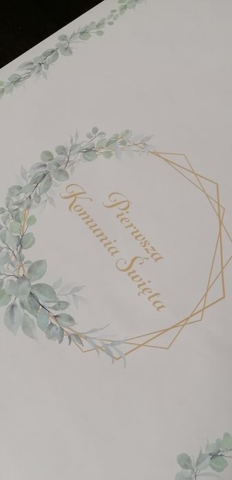 Bieżnik Komunijny "Pierwsza Komunia Święta" ( stan bdb)