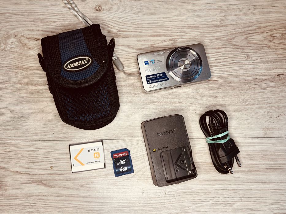 Цифровой фотоаппарат sony steadyshot dsc-w630 +чехол