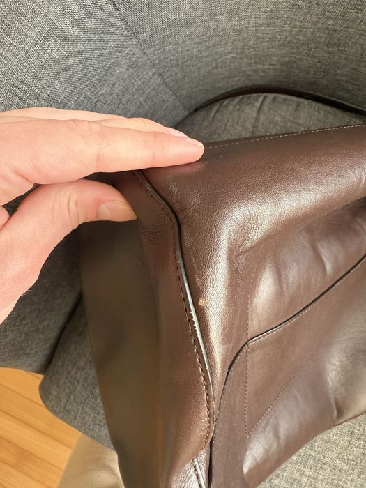 Шкіряна сумка massimo dutti