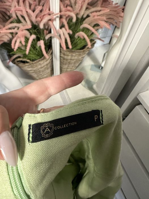 Komplet kombinezon viskoza z lniem rozmiar  36
