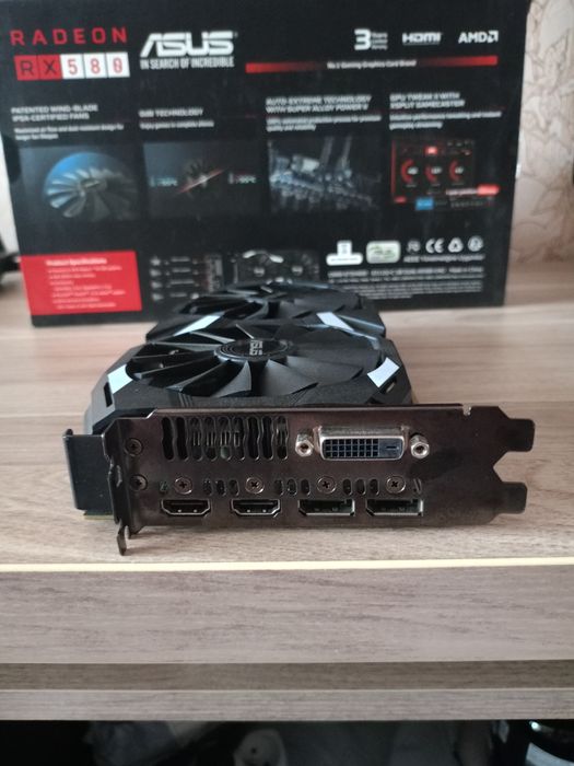 Karta graficzna ASUS Radeon RX 580 4GB | 100% Sprawna, Pudełko!