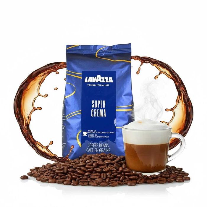 Кава зерновой Лавацца Супер Крема Lavazza Super Crema