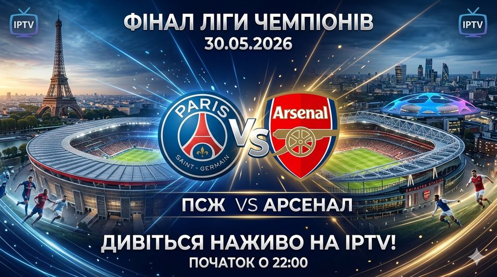 IPTV Телебачення: Футбол, Бокс, 4K та Архів | Безкоштовний тест