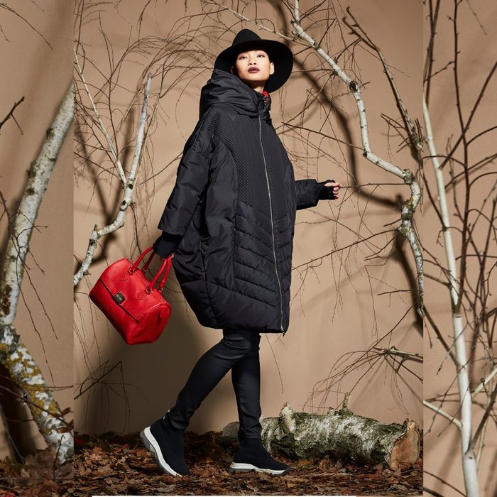 Пальто пуховик oblique