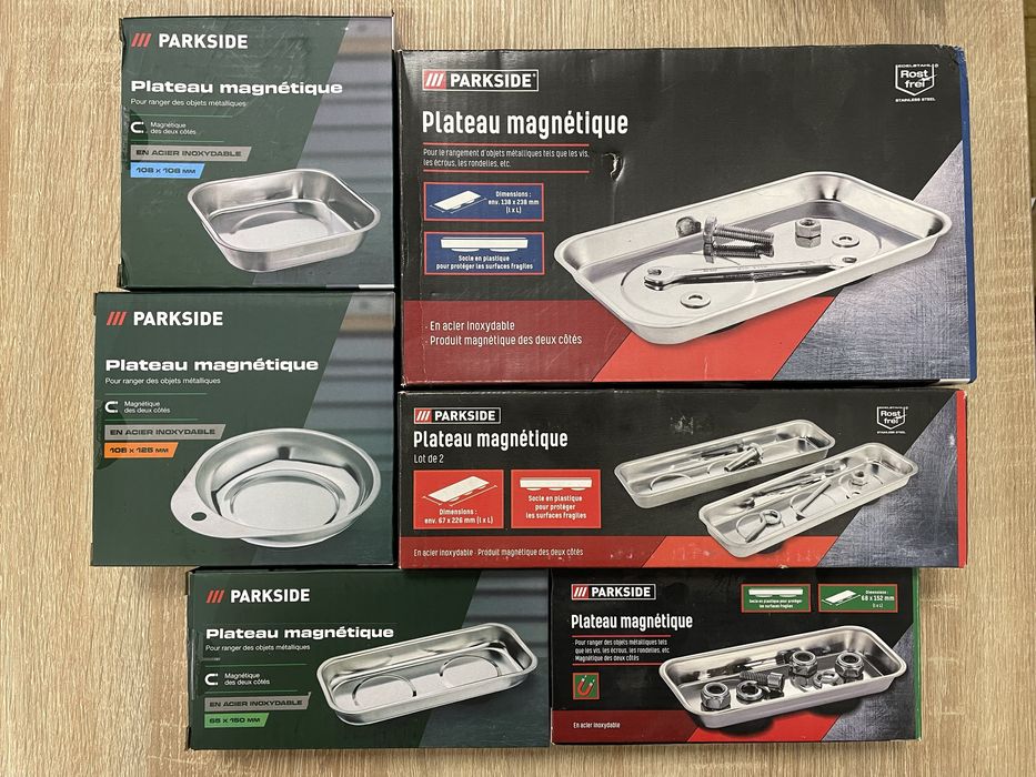 Магнитная тарелка 138х238мм/2*67х226мм PARKSIDE