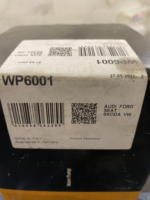Помпа Continental WP6001 Нова Audi VW Skoda Seat Ford