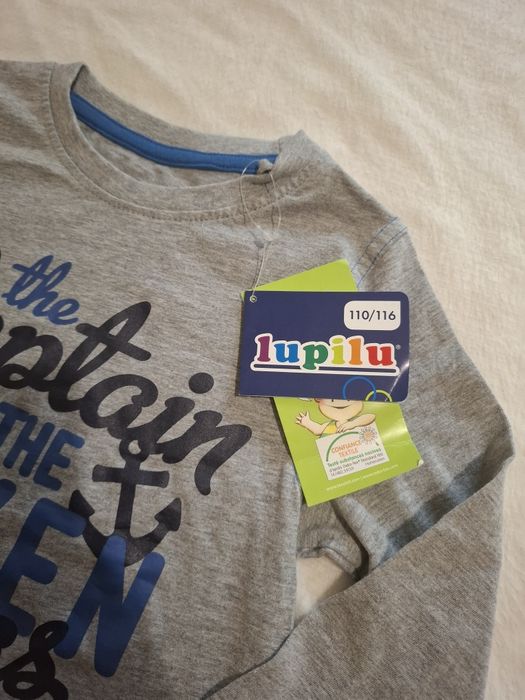 Реглан з довним рукавом H&M, Lupilu. Кофта для хлопчика. Розмір 110-116 см. На 4,5,6 років.