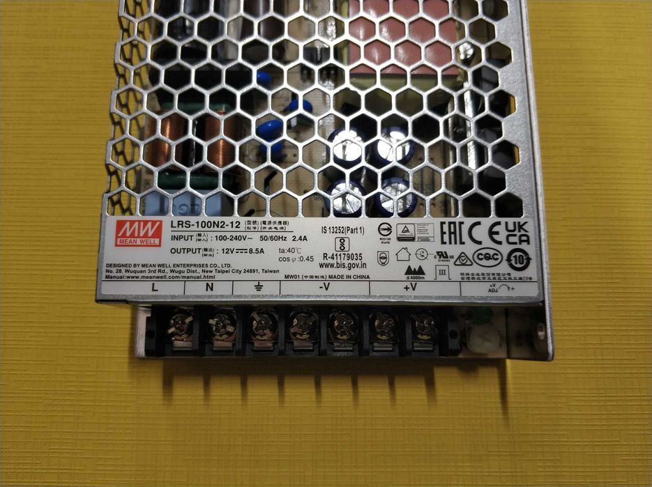 $LRS перфорований надійний блок живлення від Mean Well. Оригінал 100%.