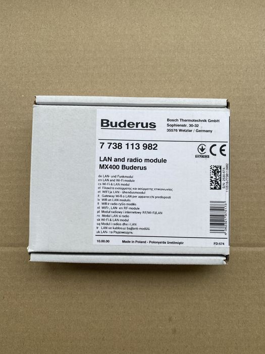Moduł internetowy Buderus MX400