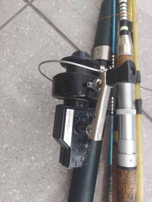 Wędki 3szt i kolowrotek